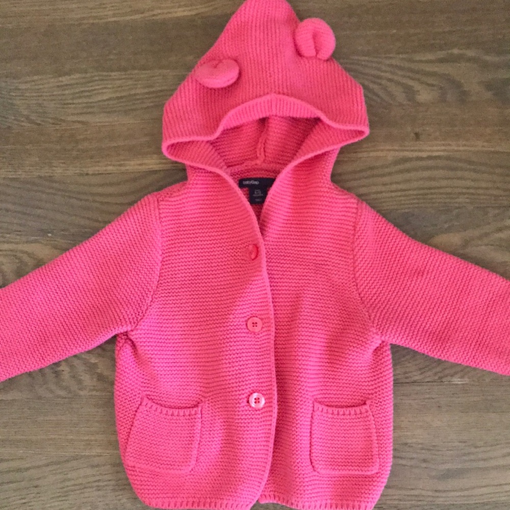Gap knit hoodie